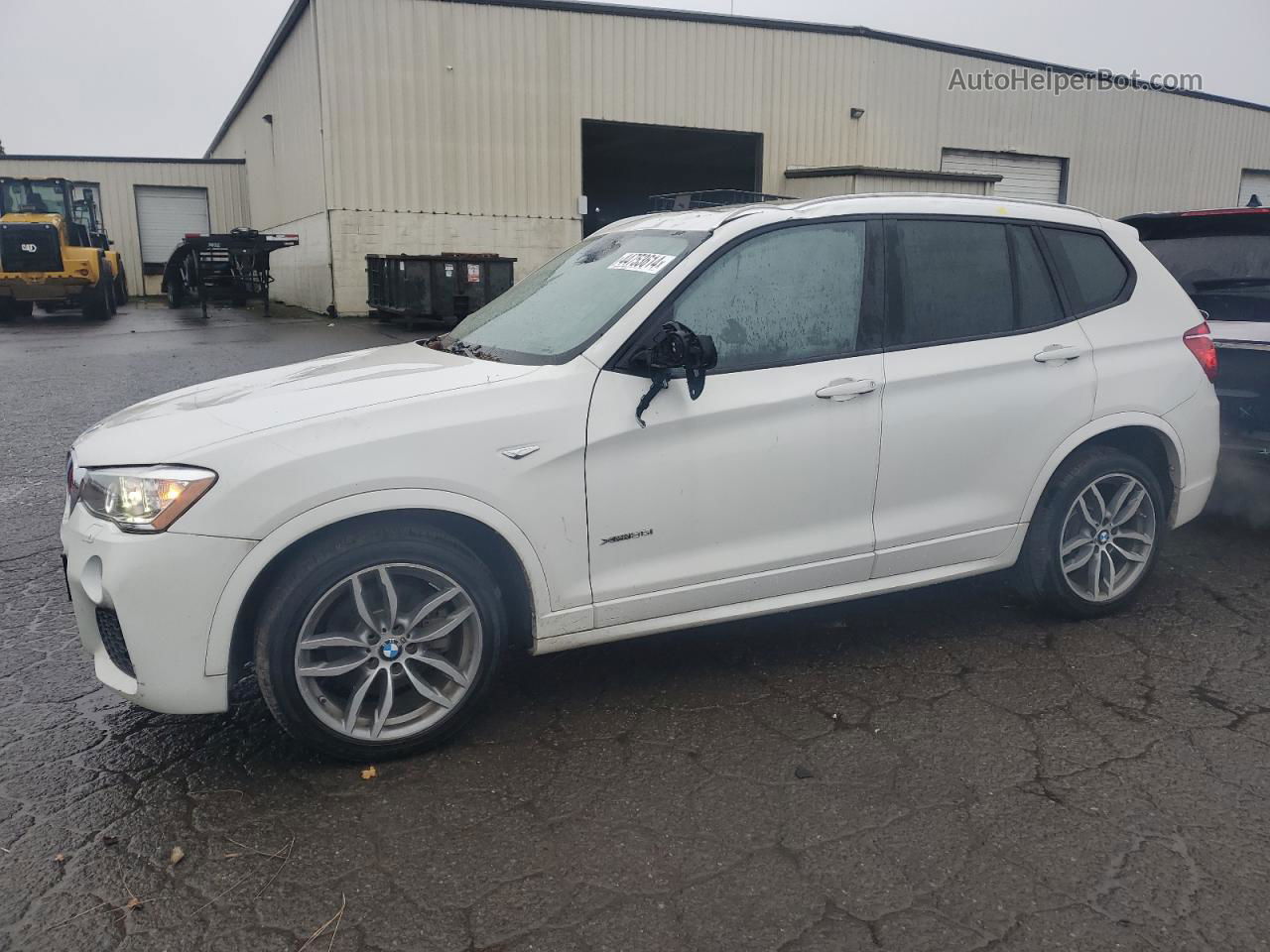 2016 Bmw X3 Xdrive35i White vin: 5UXWX7C53G0S15712