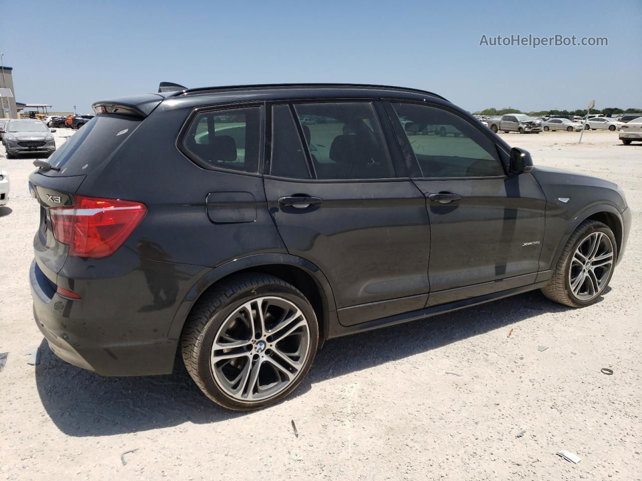 2016 Bmw X3 Xdrive35i Black vin: 5UXWX7C53G0S16889