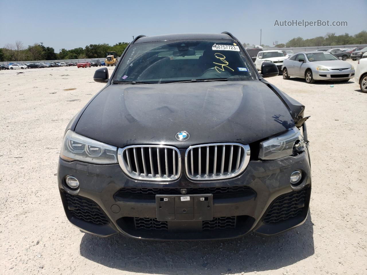 2016 Bmw X3 Xdrive35i Black vin: 5UXWX7C53G0S16889