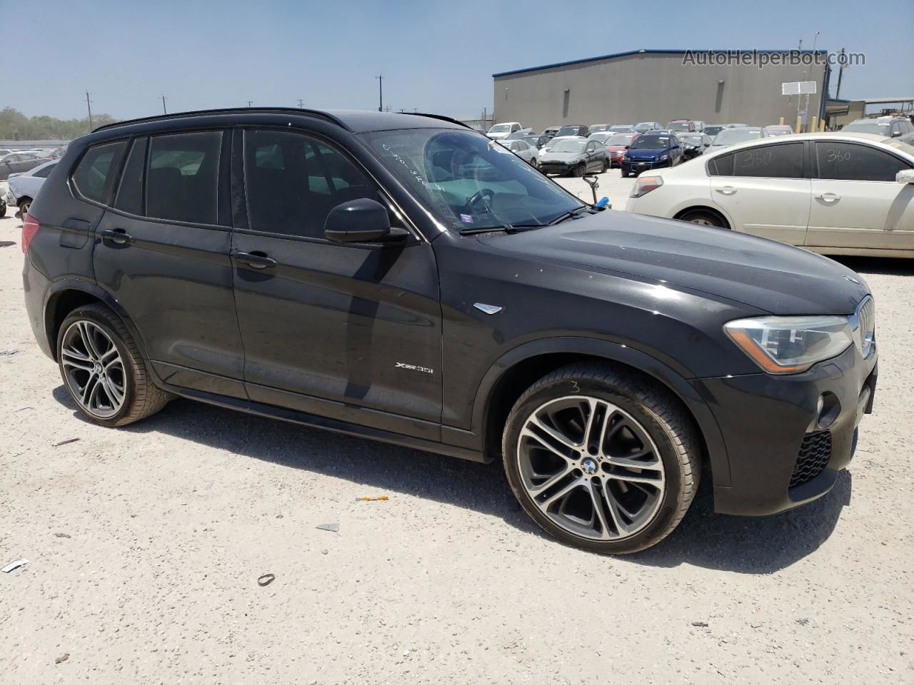 2016 Bmw X3 Xdrive35i Black vin: 5UXWX7C53G0S16889