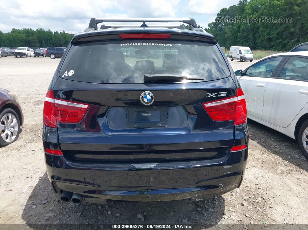 2016 Bmw X3 Xdrive35i Black vin: 5UXWX7C53G0S17329