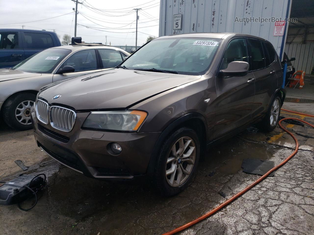 2011 Bmw X3 Xdrive35i Brown vin: 5UXWX7C54BL730418