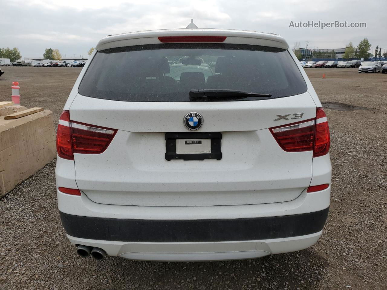 2011 Bmw X3 Xdrive35i White vin: 5UXWX7C54BL730533