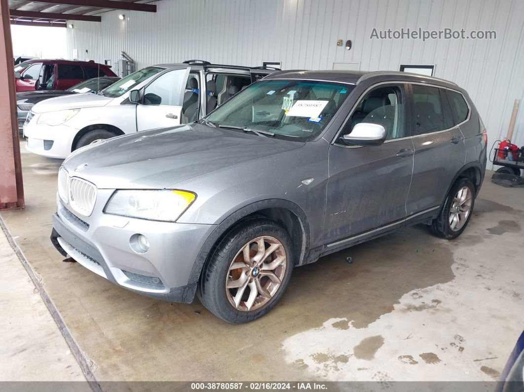 2011 Bmw X3 Xdrive35i Gray vin: 5UXWX7C54BL732492