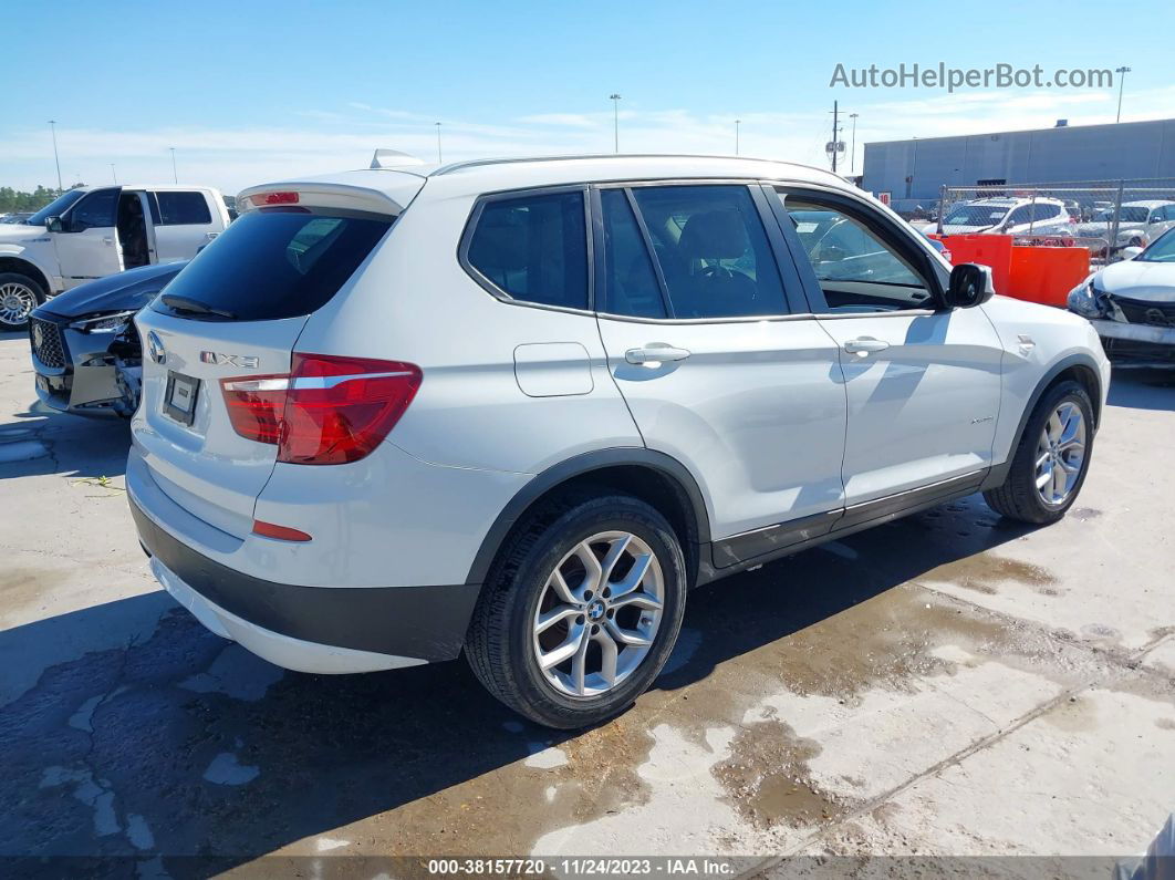 2011 Bmw X3 Xdrive35i White vin: 5UXWX7C54BL735666