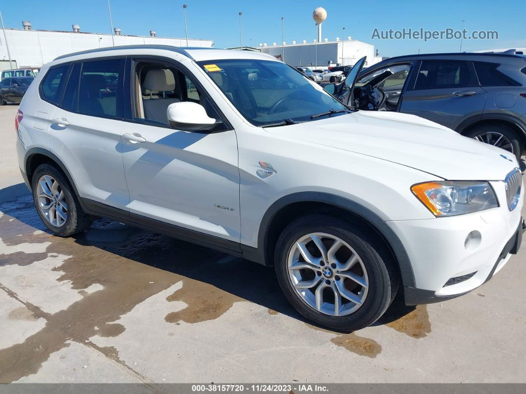 2011 Bmw X3 Xdrive35i White vin: 5UXWX7C54BL735666