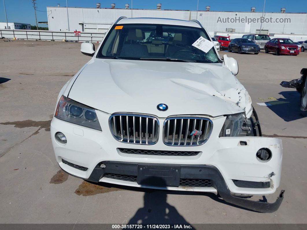 2011 Bmw X3 Xdrive35i White vin: 5UXWX7C54BL735666