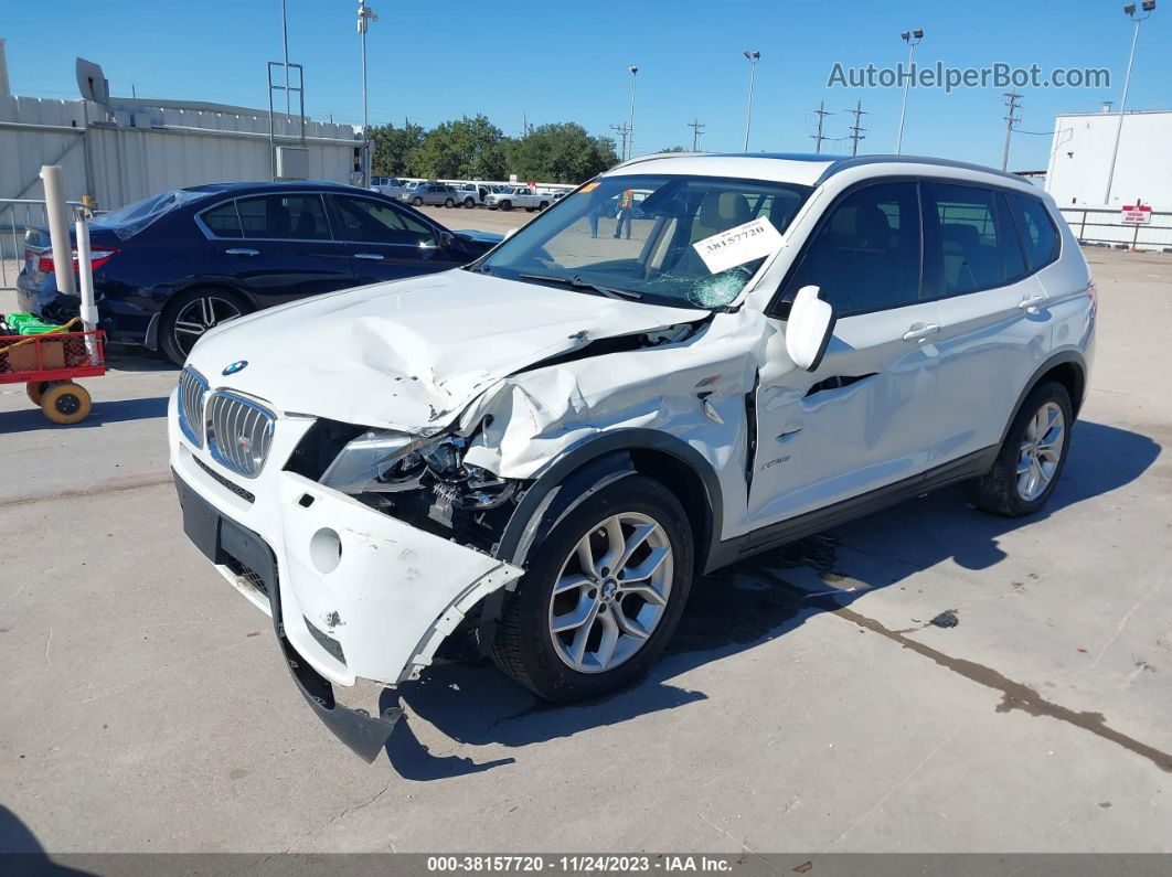 2011 Bmw X3 Xdrive35i White vin: 5UXWX7C54BL735666