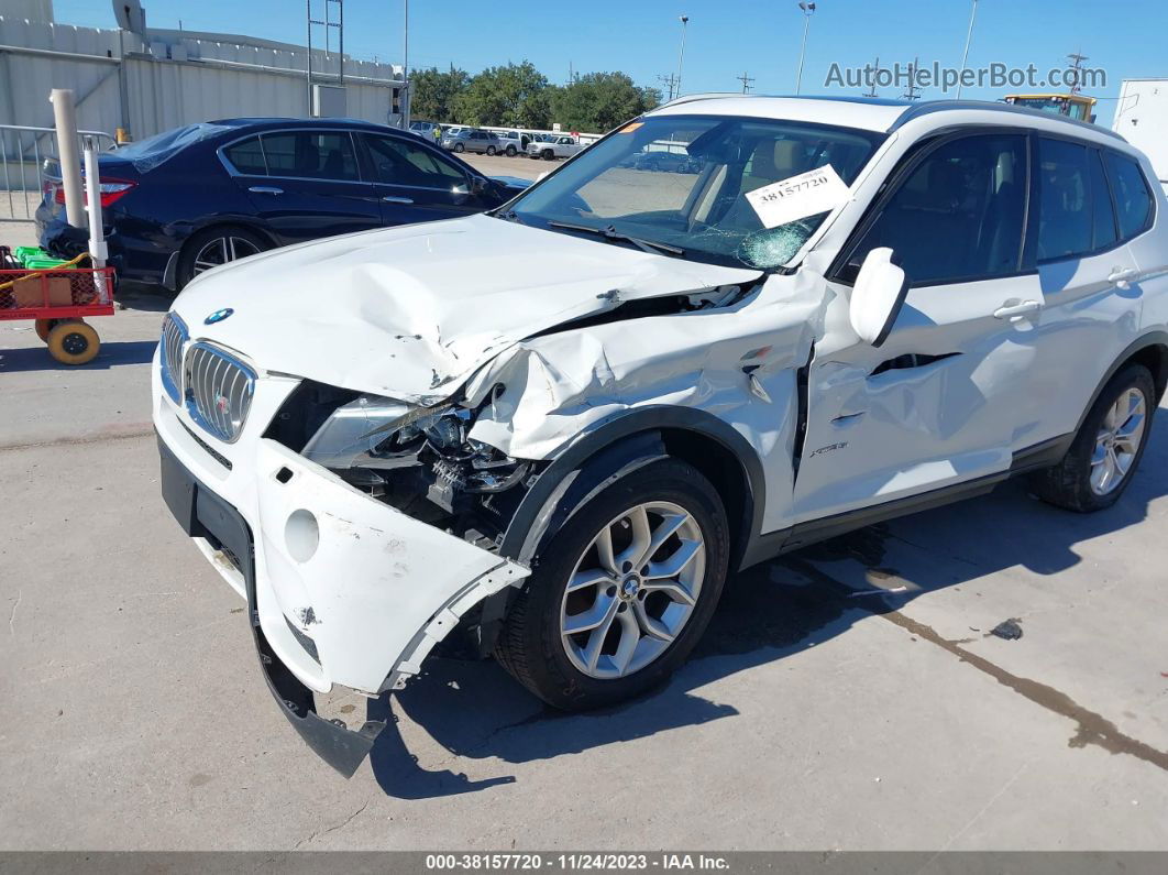 2011 Bmw X3 Xdrive35i White vin: 5UXWX7C54BL735666