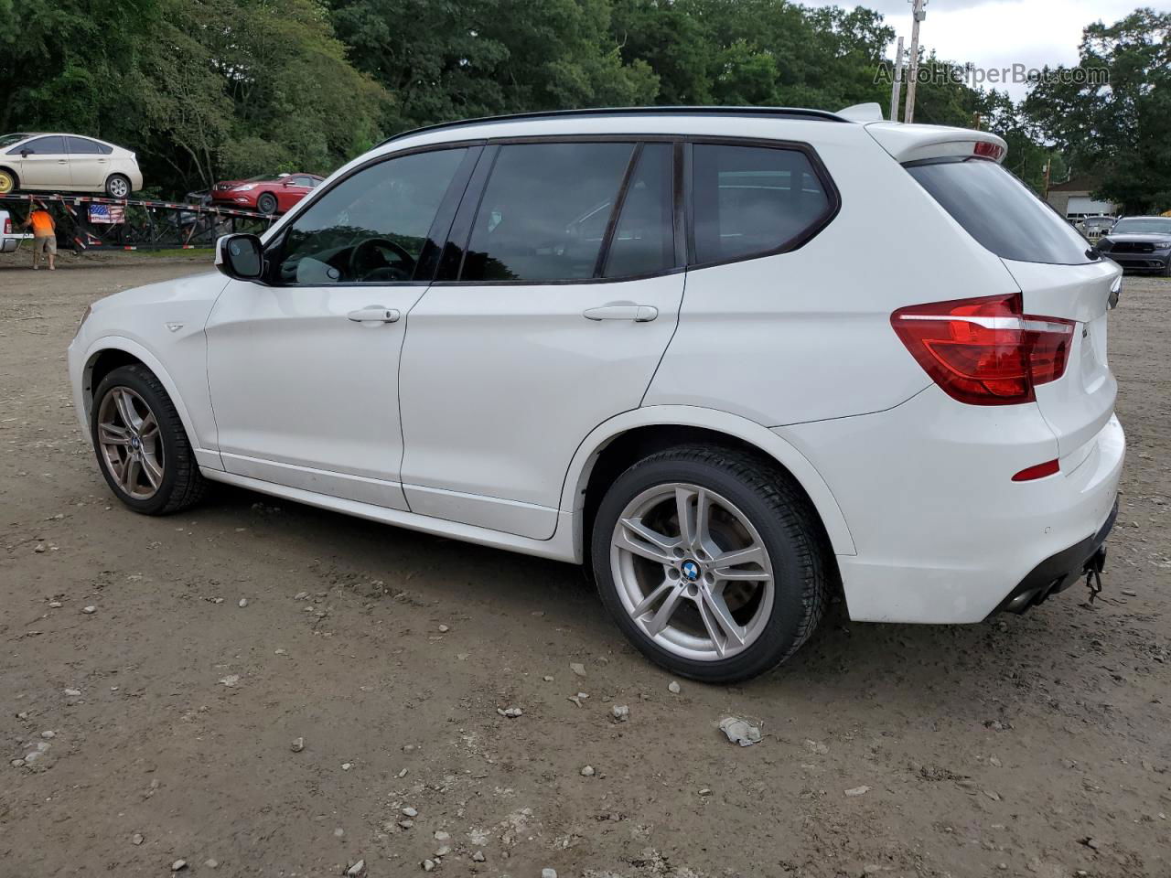 2013 Bmw X3 Xdrive35i White vin: 5UXWX7C54DL977134