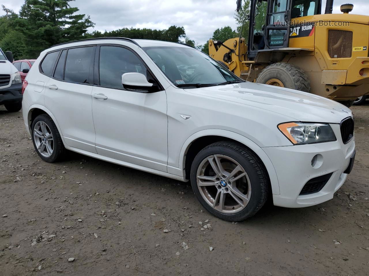 2013 Bmw X3 Xdrive35i Белый vin: 5UXWX7C54DL977134