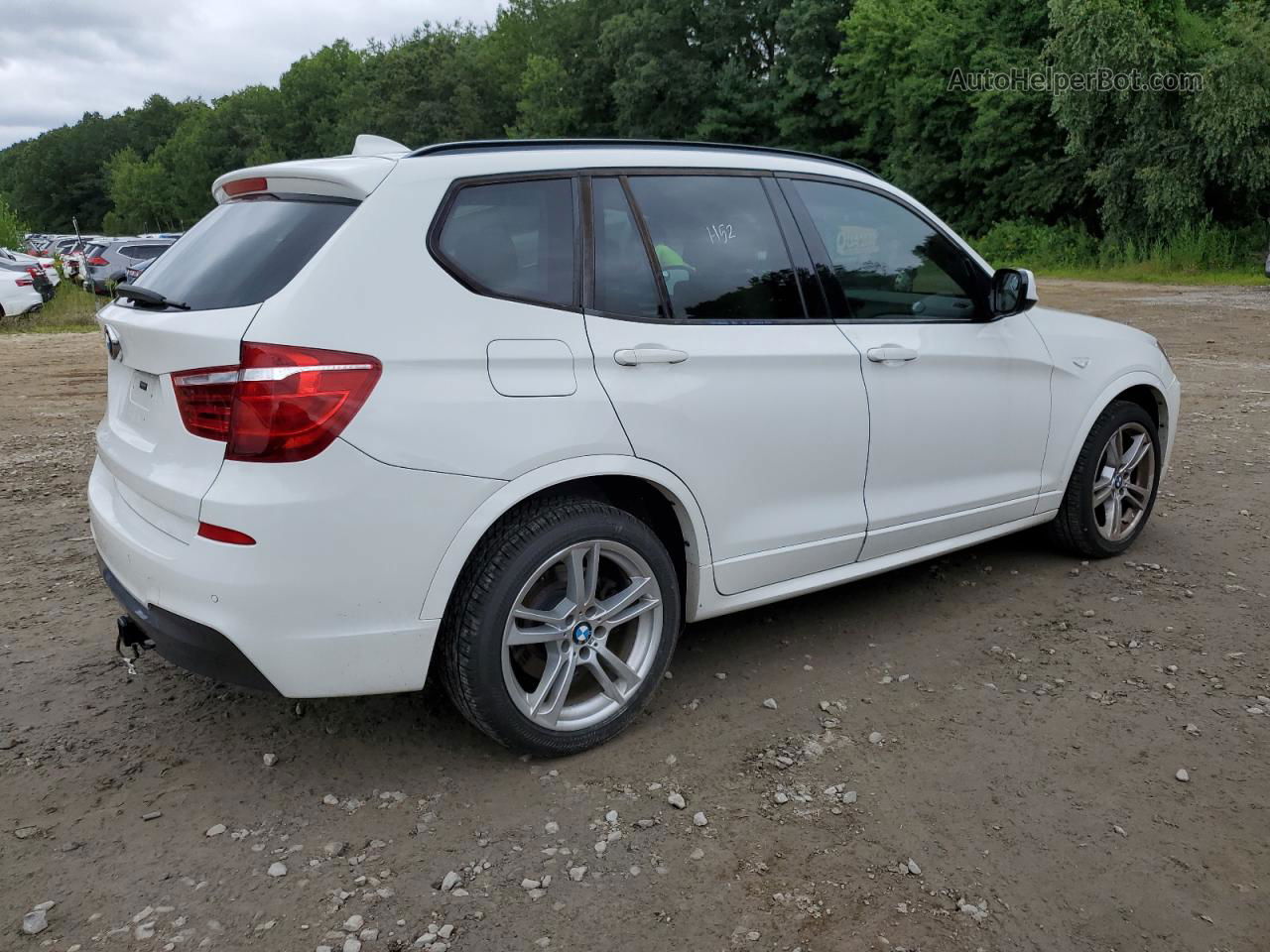 2013 Bmw X3 Xdrive35i White vin: 5UXWX7C54DL977134