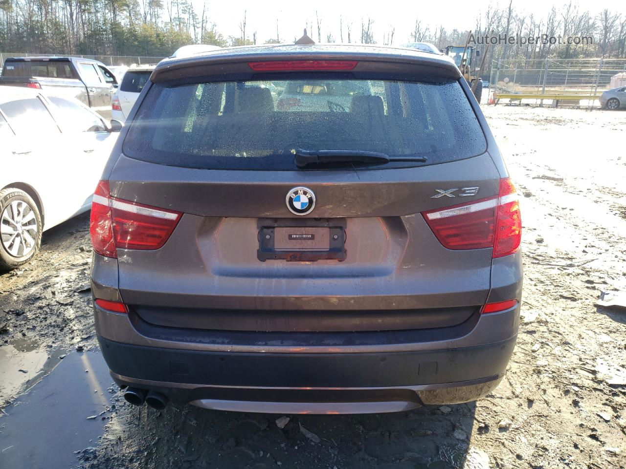 2013 Bmw X3 Xdrive35i Brown vin: 5UXWX7C54DL978333