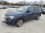 2016 Bmw X3 Xdrive35i Blue vin: 5UXWX7C54G0R17165