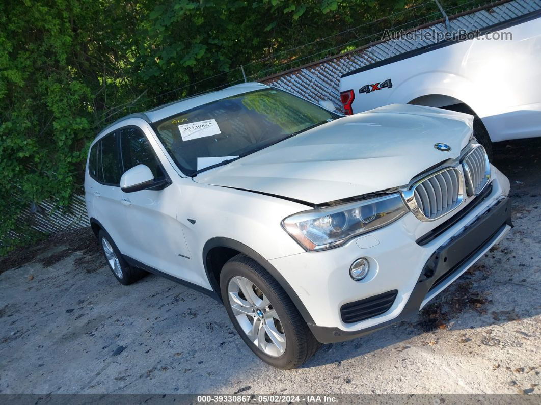 2016 Bmw X3 Xdrive35i White vin: 5UXWX7C54G0S15248