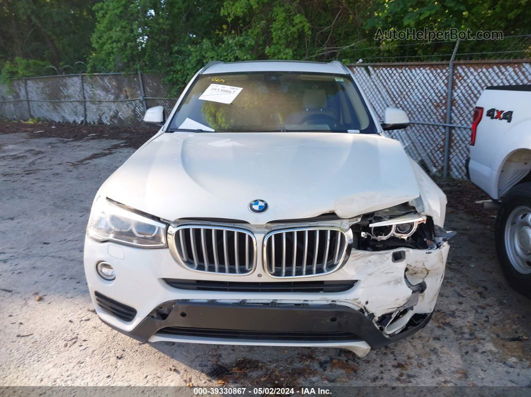 2016 Bmw X3 Xdrive35i White vin: 5UXWX7C54G0S15248