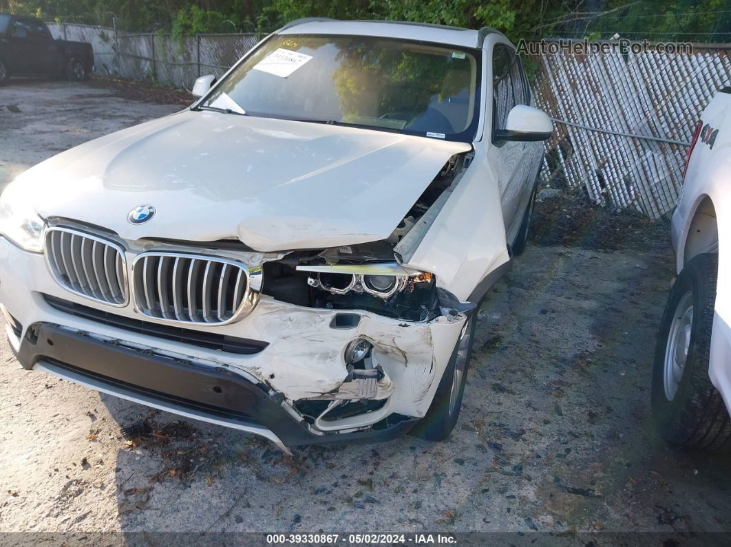 2016 Bmw X3 Xdrive35i White vin: 5UXWX7C54G0S15248