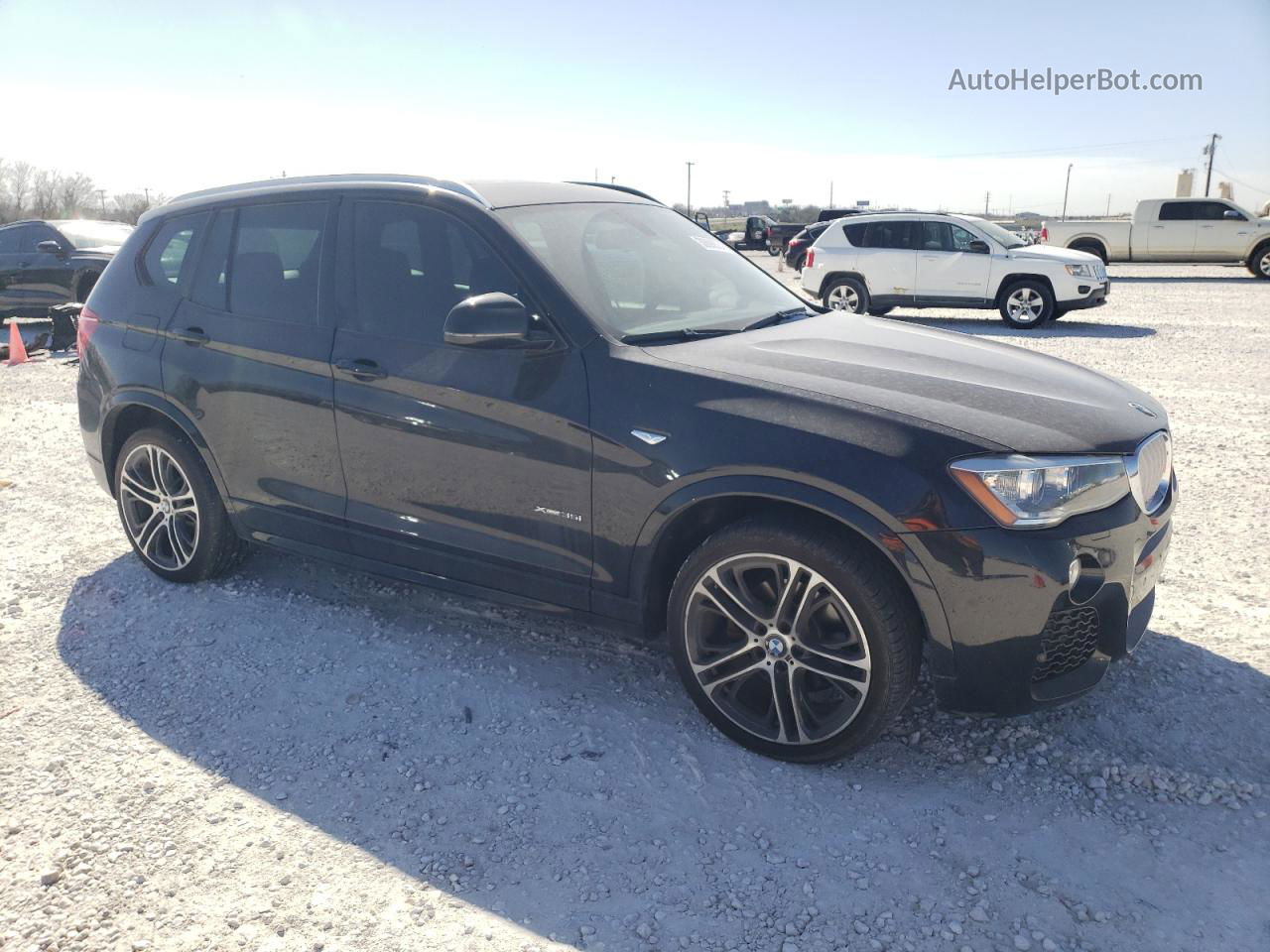 2016 Bmw X3 Xdrive35i Black vin: 5UXWX7C54G0S16576