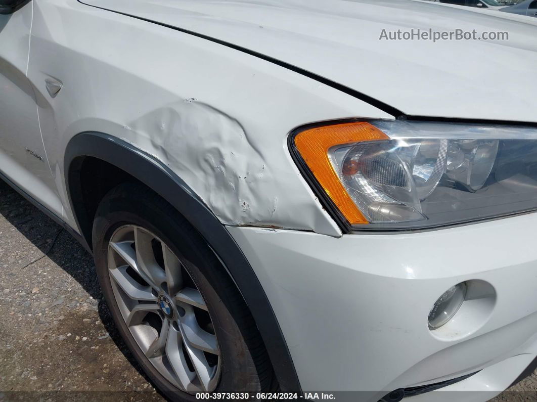 2011 Bmw X3 Xdrive35i White vin: 5UXWX7C55BL730282