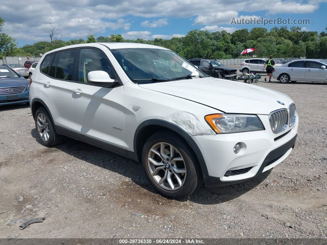 2011 Bmw X3 Xdrive35i White vin: 5UXWX7C55BL730282