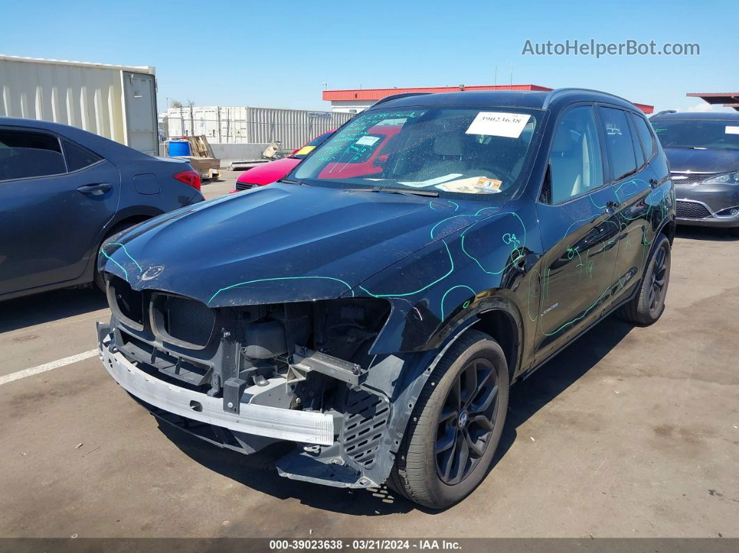 2011 Bmw X3 Xdrive35i Black vin: 5UXWX7C55BL733425