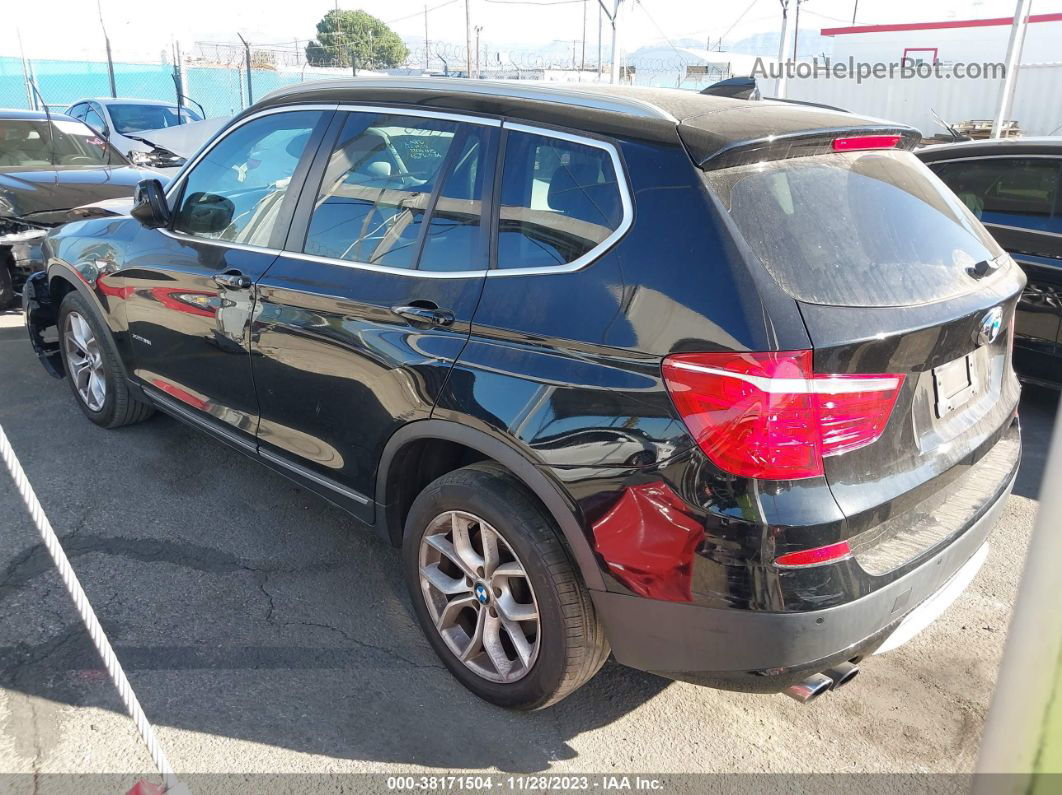 2011 Bmw X3 Xdrive35i Black vin: 5UXWX7C55BL734509