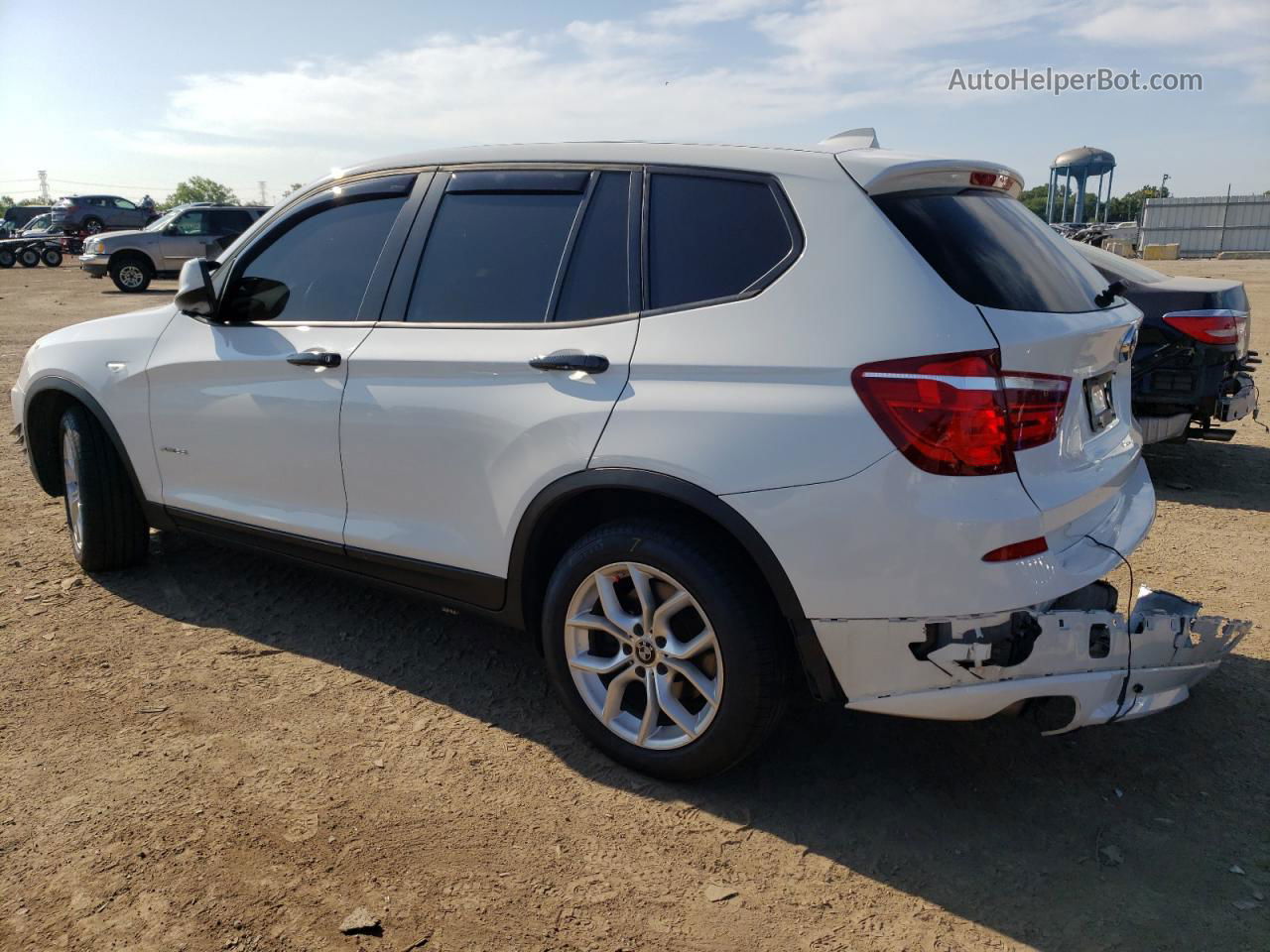 2011 Bmw X3 Xdrive35i White vin: 5UXWX7C55BL735255