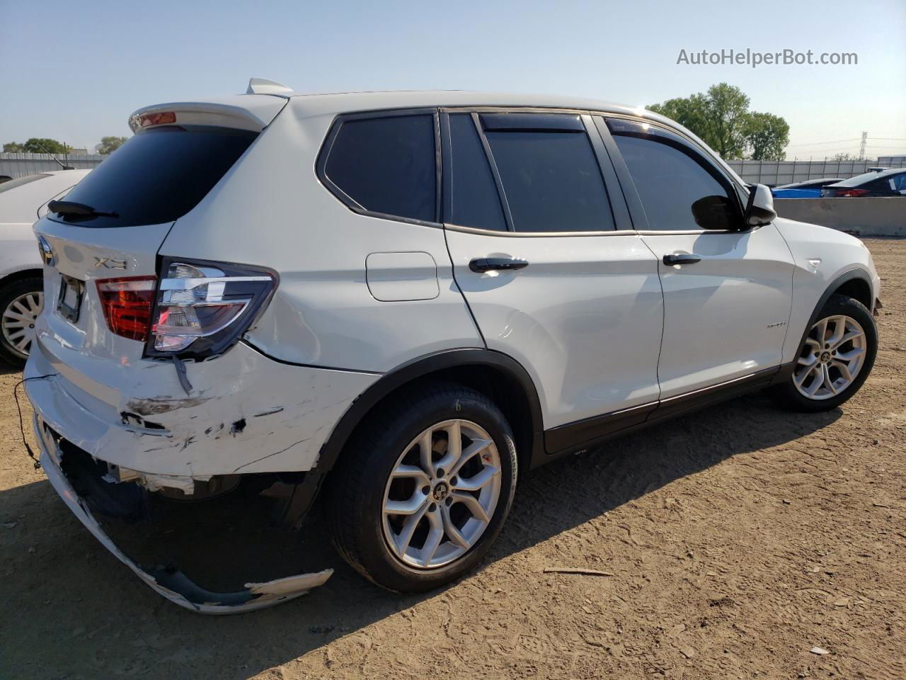 2011 Bmw X3 Xdrive35i White vin: 5UXWX7C55BL735255