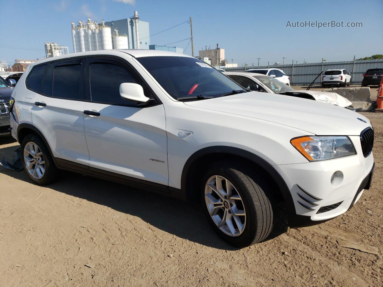 2011 Bmw X3 Xdrive35i White vin: 5UXWX7C55BL735255