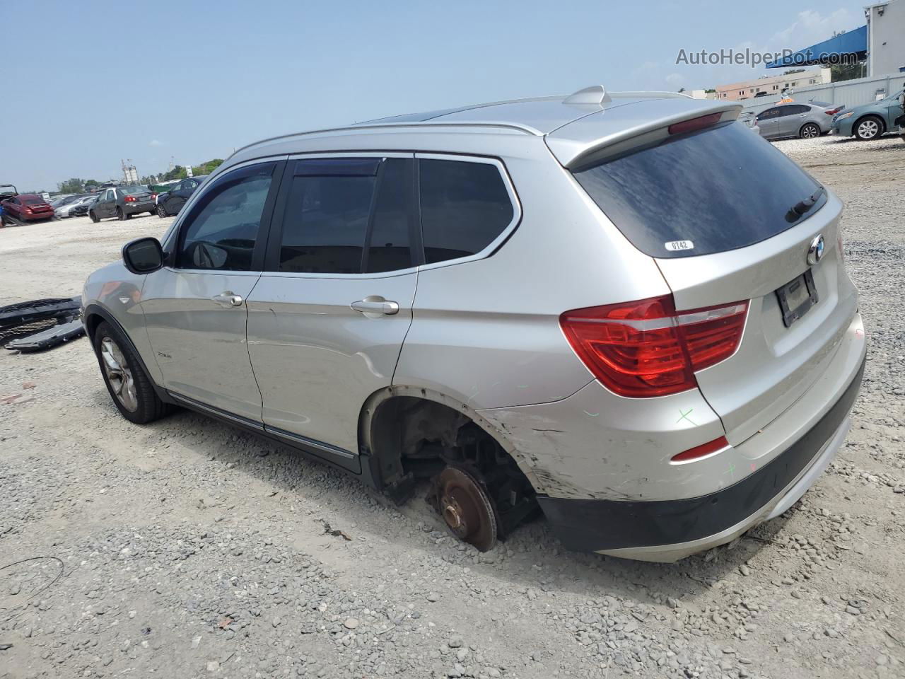 2011 Bmw X3 Xdrive35i Серебряный vin: 5UXWX7C55BL735501