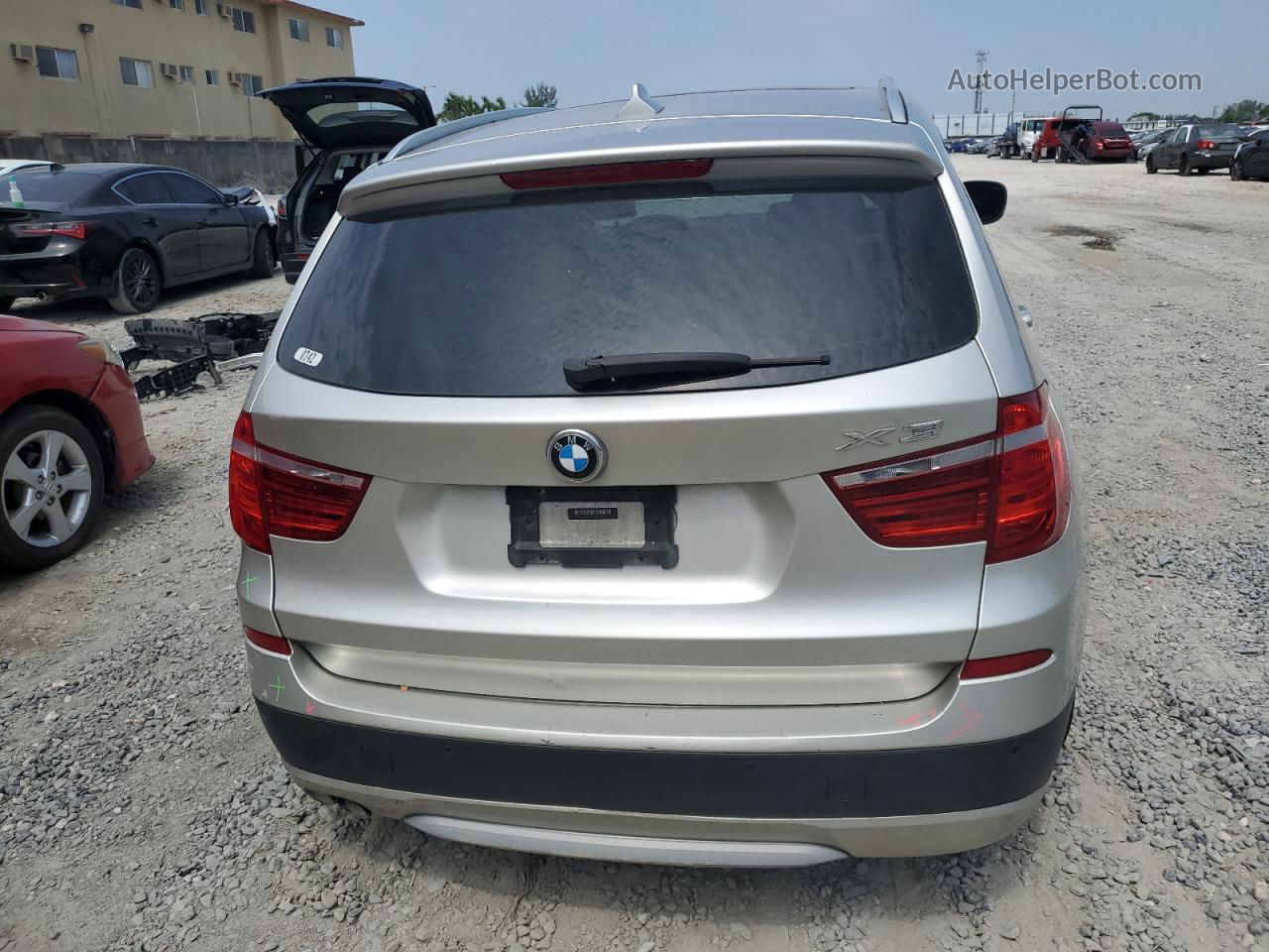 2011 Bmw X3 Xdrive35i Серебряный vin: 5UXWX7C55BL735501