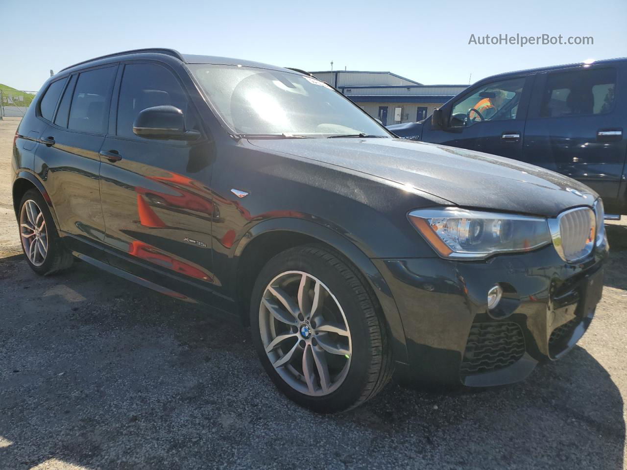 2016 Bmw X3 Xdrive35i Черный vin: 5UXWX7C55G0R17434