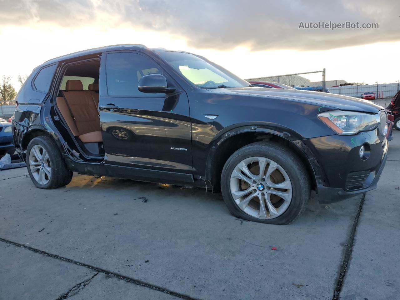 2016 Bmw X3 Xdrive35i Black vin: 5UXWX7C55G0R17658