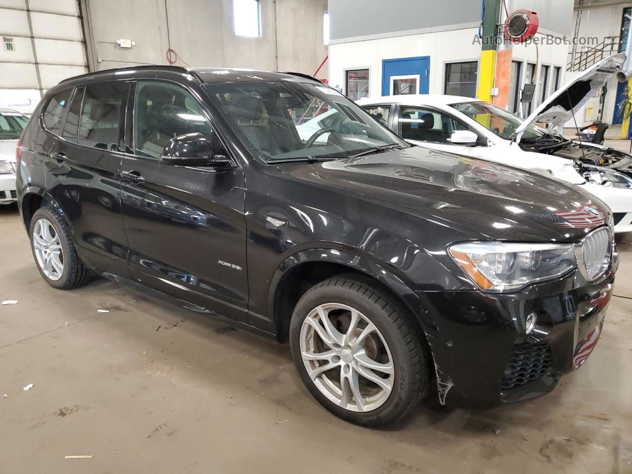 2016 Bmw X3 Xdrive35i Черный vin: 5UXWX7C55G0S15243