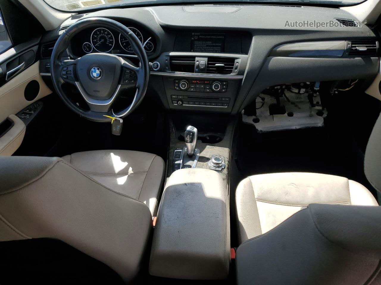 2011 Bmw X3 Xdrive35i Синий vin: 5UXWX7C56BL730274