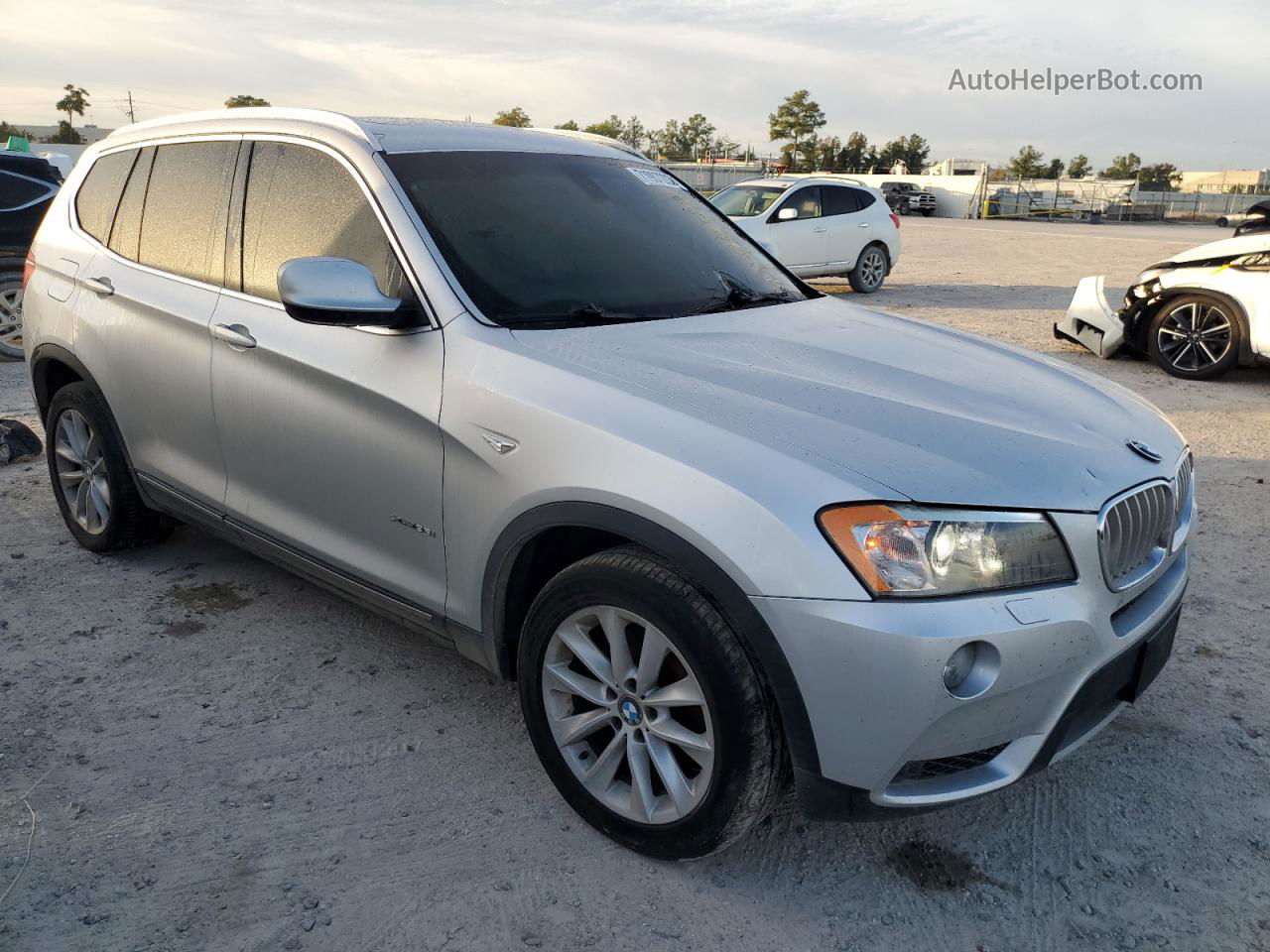 2011 Bmw X3 Xdrive35i Silver vin: 5UXWX7C56BL730582