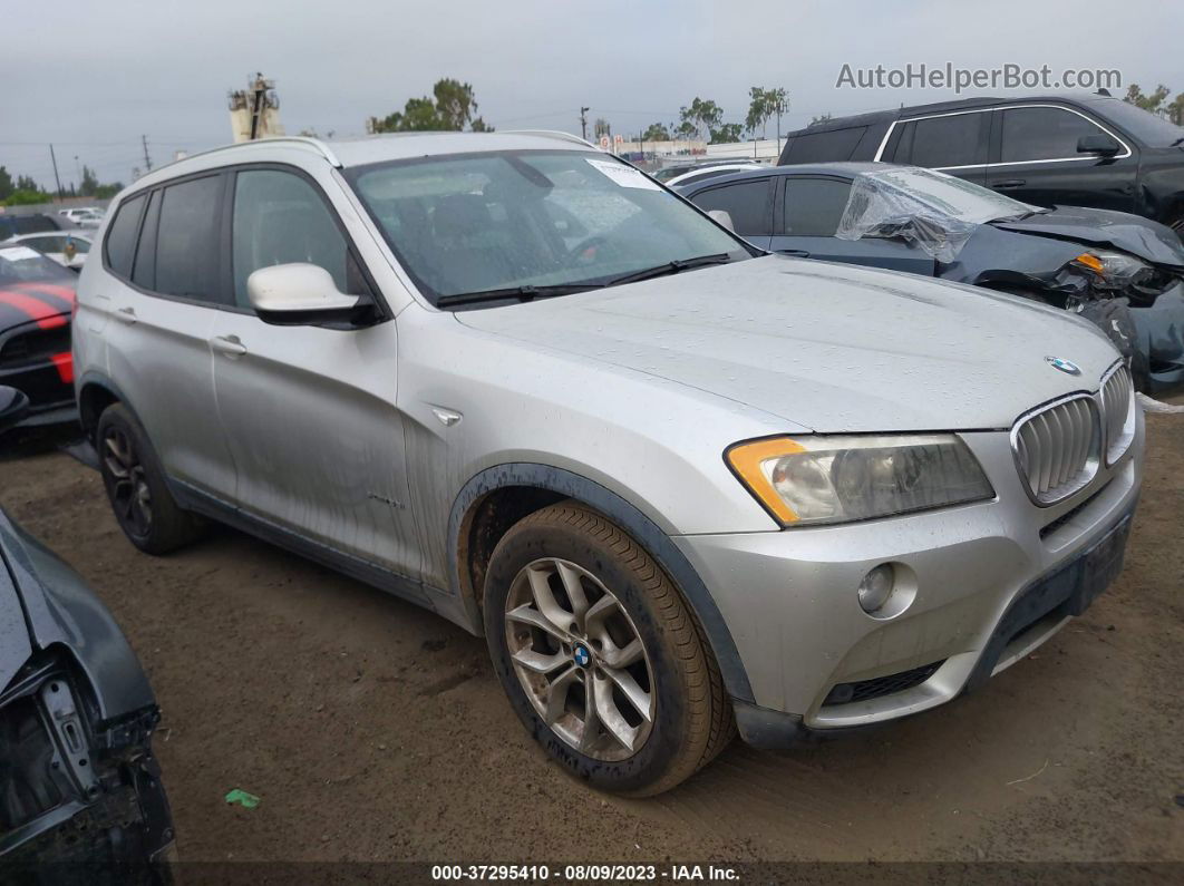 2011 Bmw X3 35i Silver vin: 5UXWX7C56BL730761