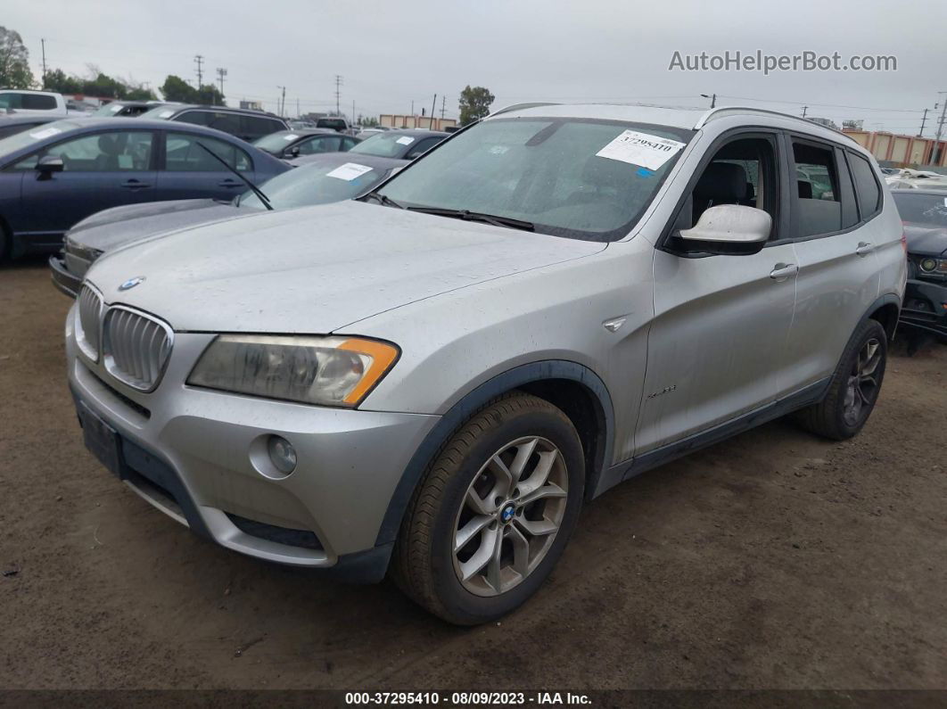 2011 Bmw X3 35i Silver vin: 5UXWX7C56BL730761