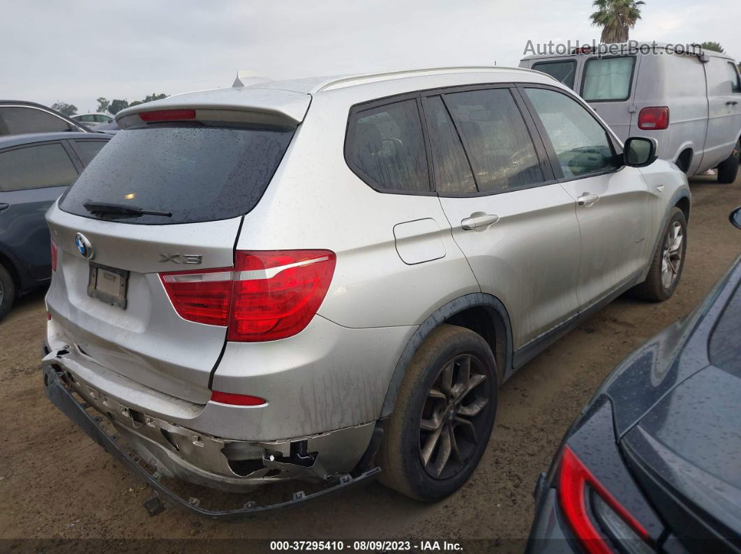 2011 Bmw X3 35i Silver vin: 5UXWX7C56BL730761