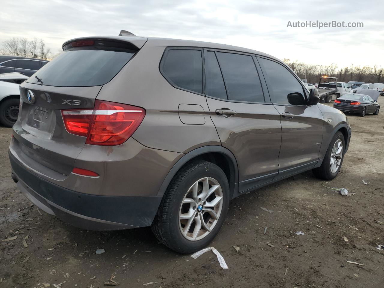 2011 Bmw X3 Xdrive35i Серый vin: 5UXWX7C56BL731909