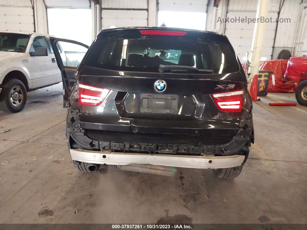 2011 Bmw X3 Xdrive35i Black vin: 5UXWX7C56BL733580