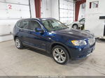 2011 Bmw X3 Xdrive35i Blue vin: 5UXWX7C56BL735605