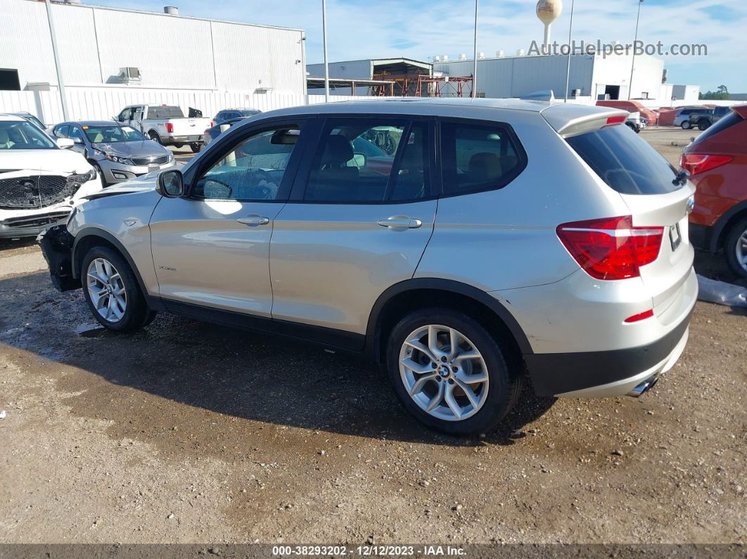 2013 Bmw X3 Xdrive35i Silver vin: 5UXWX7C56DL977085