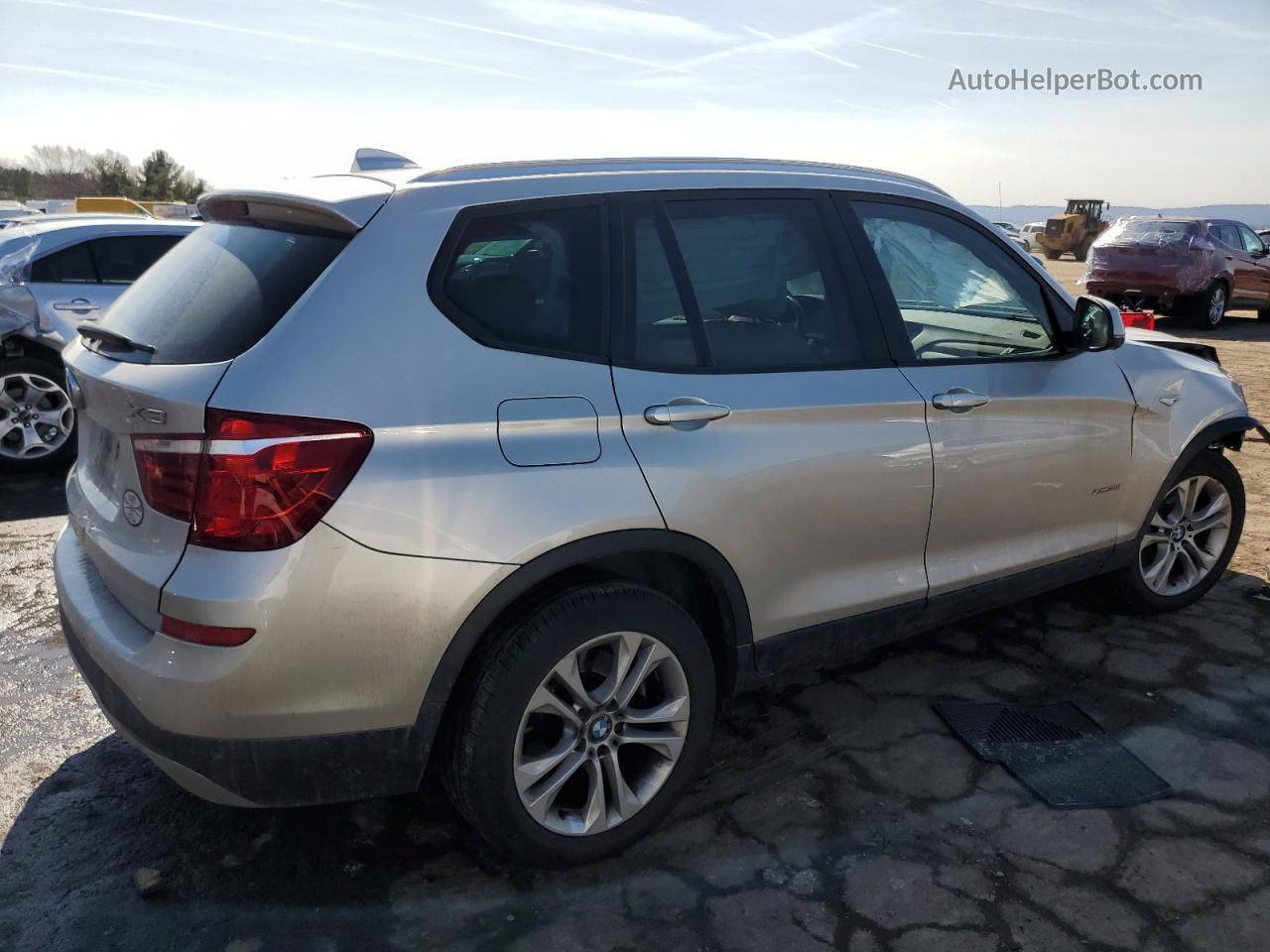 2016 Bmw X3 Xdrive35i Silver vin: 5UXWX7C56G0K36294