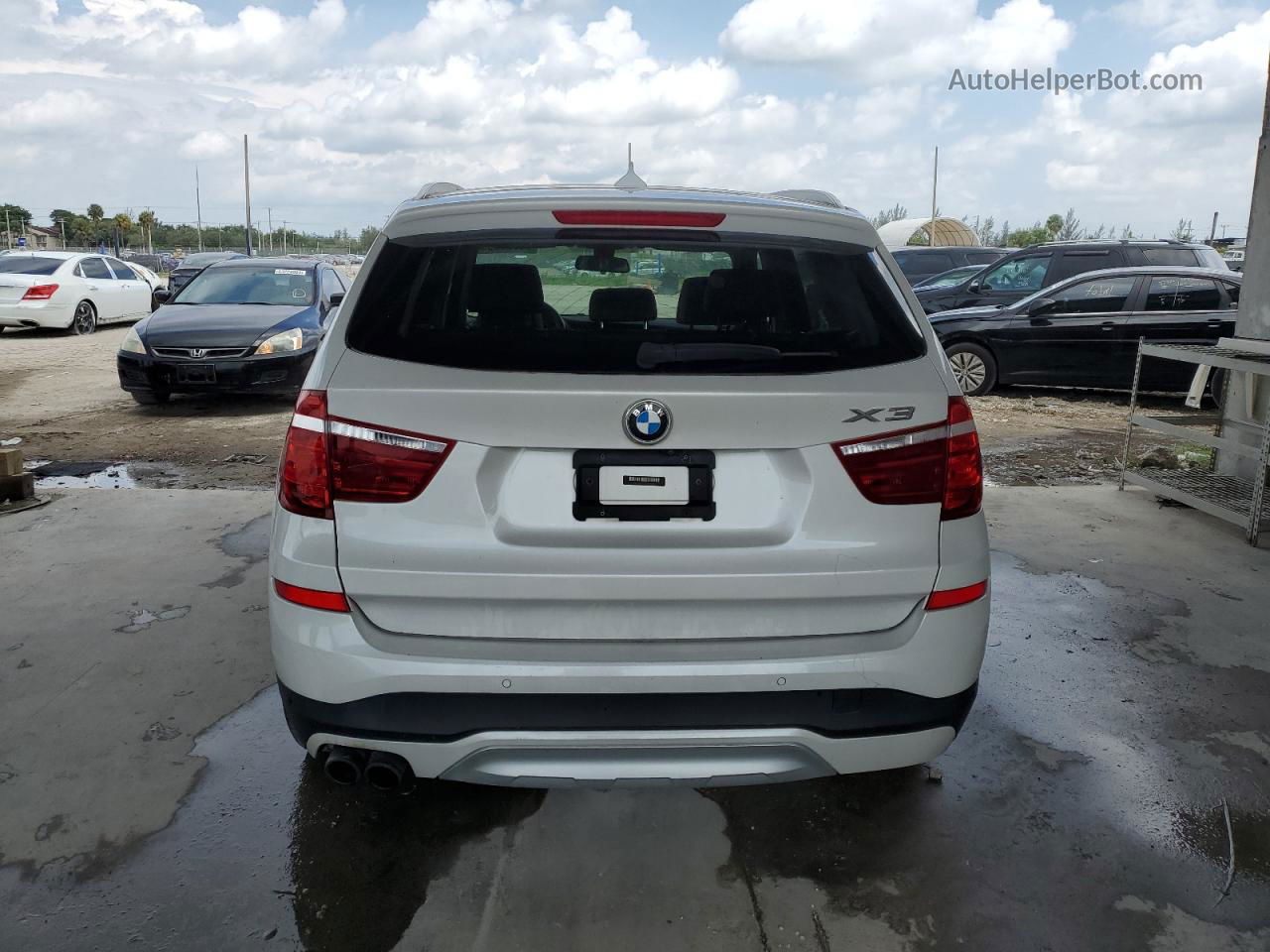 2016 Bmw X3 Xdrive35i White vin: 5UXWX7C56G0S15851