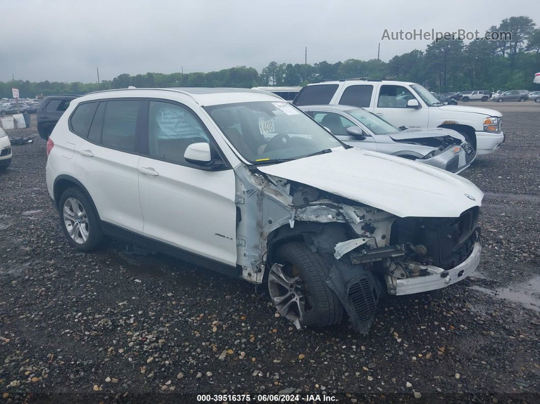 2016 Bmw X3 Xdrive35i White vin: 5UXWX7C56G0S17275