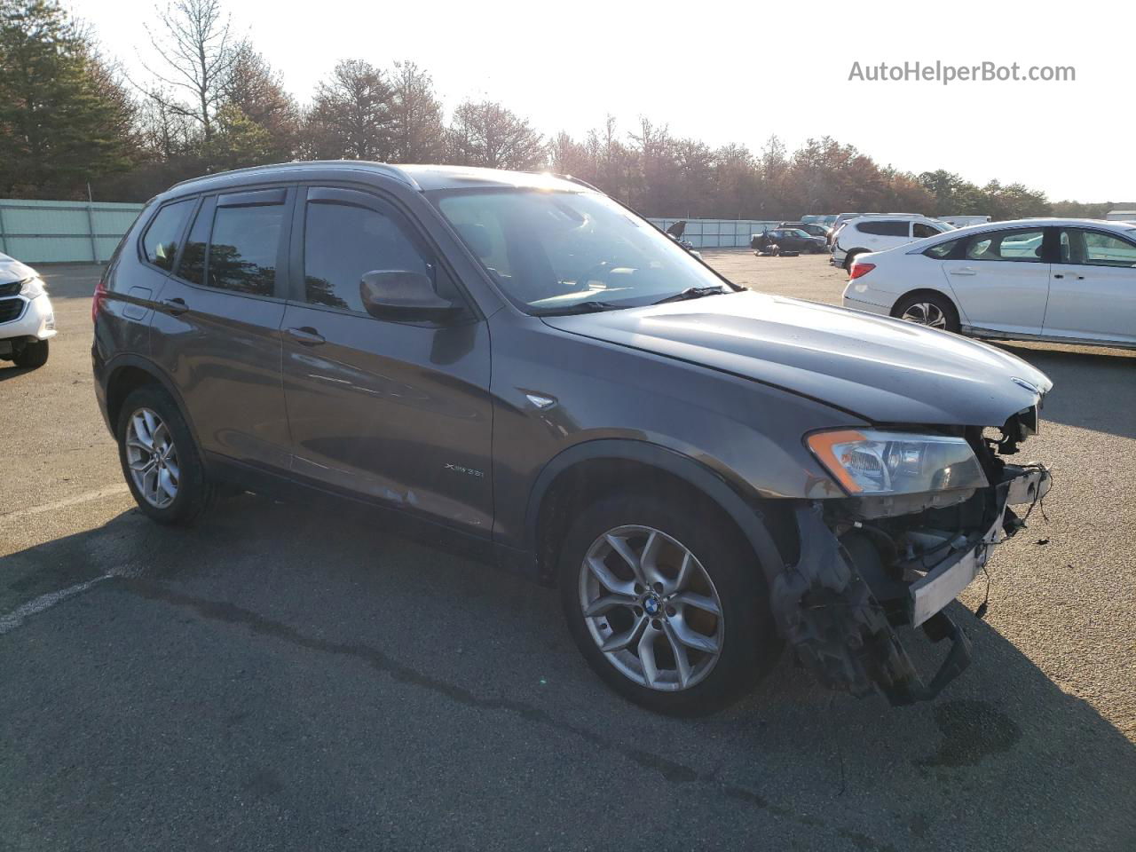 2011 Bmw X3 Xdrive35i Brown vin: 5UXWX7C57BL732244