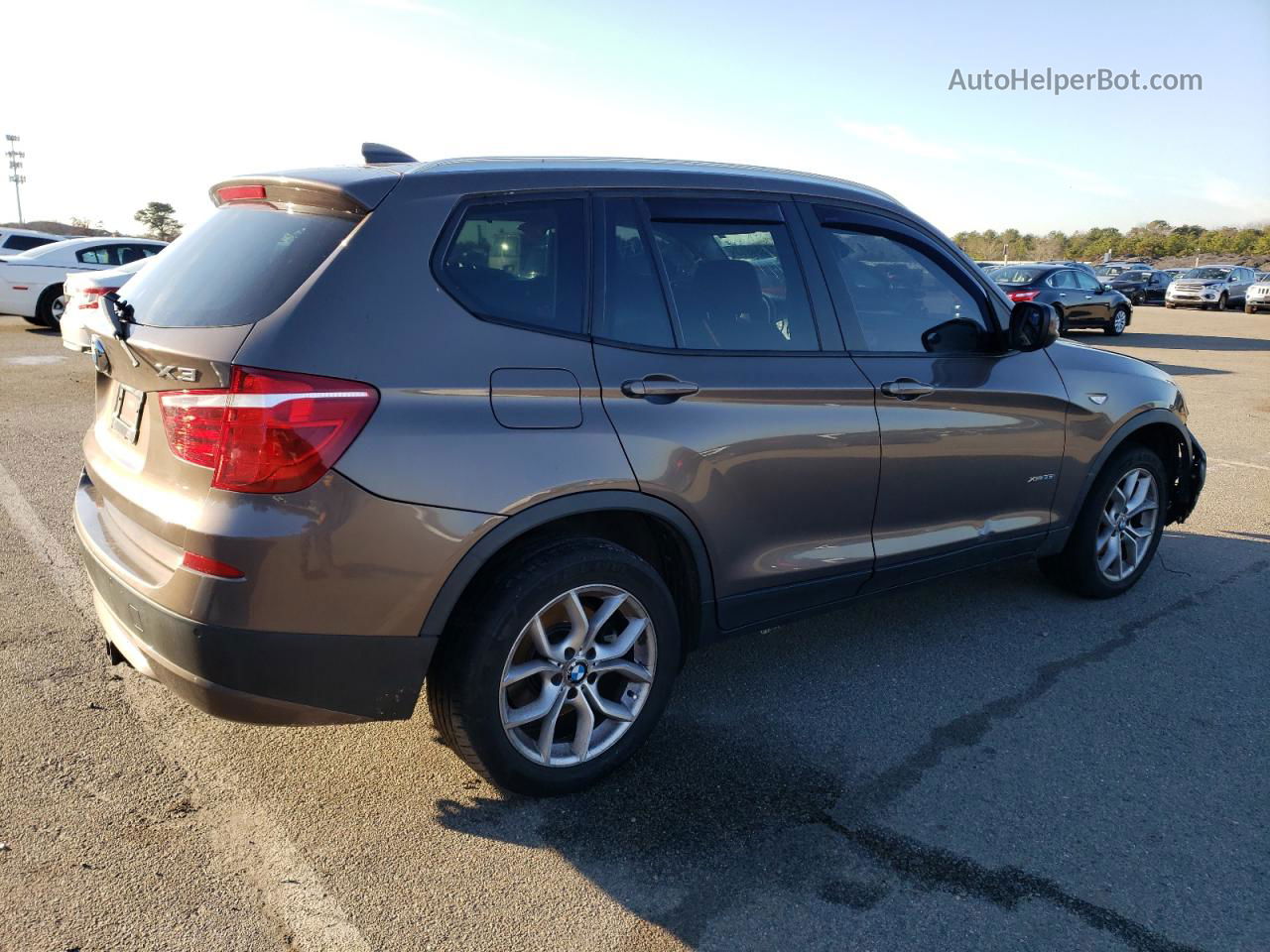 2011 Bmw X3 Xdrive35i Коричневый vin: 5UXWX7C57BL732244