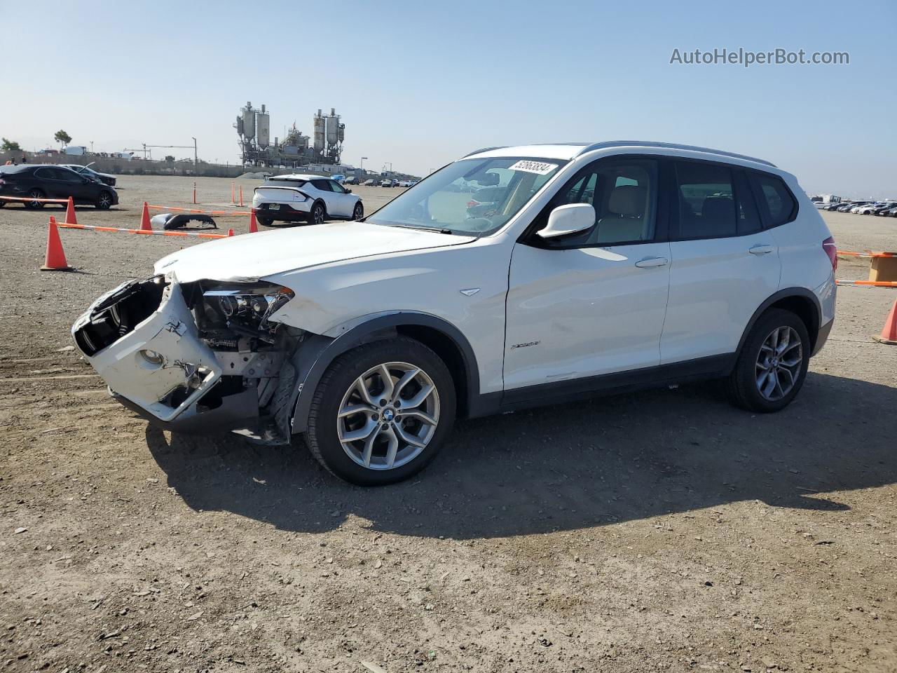 2011 Bmw X3 Xdrive35i White vin: 5UXWX7C57BL732759