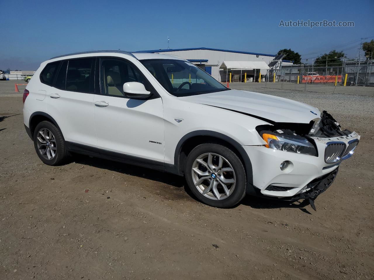 2011 Bmw X3 Xdrive35i White vin: 5UXWX7C57BL732759